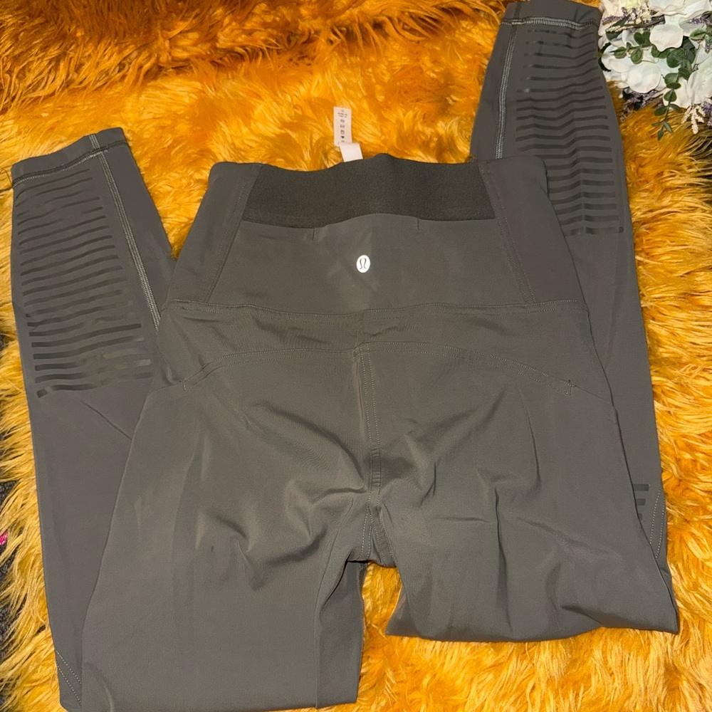 Lululemon Athletica Gray High-Waisted Leggings